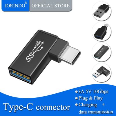 JORINDO Type-C male to USB3.0 female Data transfer converter，USB3.0 male to USB3.1 female ，Charging data transmission 3A/10gbps