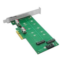 PCIE4.0 Expansion Card PCIE4.0 X4 to M.2 NVMe+NGFF (SATA) SSD Solid State Drive Adapter Card M.2 NVMe Expansion Card