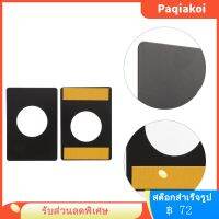 Paqiakoi ชุดซ่อมแซมแผ่นล็อคเฟรมประตู 2pcs Deadbolt Filler Filler Door Lock Plate