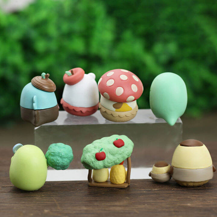 microgood-ชุดโมเดลญี่ปุ่น-sumikkogurashi-7ชิ้น-ชุดของเล่นโมเดล-sumikkogurashi-สีสันสดใสตกแต่งโต๊ะแข็งแรงของเล่นสำหรับตกแต่งญี่ปุ่น-sumikkogurashi