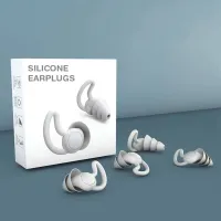 Silicone Soft Ear Plug Sound Production Swimming Waterproof Earphone Headset For Student Sleep Study Travel Noise Reduction