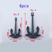 4 Pezzi Di Ancoraggio ใน Plastica 23*38Mm/29*48Mm Accessori Di Simulazione ต่อ Stampo ต่อ Nave Marina Moo RC Fai Da Te