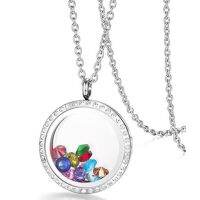 Living Memory Floating Charms Locket Necklace Floating Charm Pendant Necklace - Necklace - Aliexpress