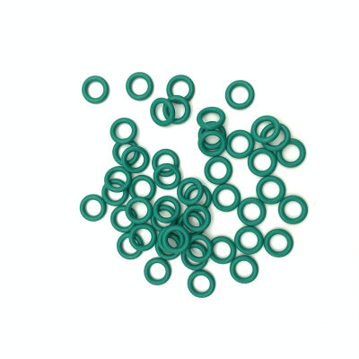 100pcs Green FKM Fluorine Rubber O Ring CS 1.5mm OD 4 ~ 28mm Sealing Gasket Insulation Oil High Temperature Resistance Green