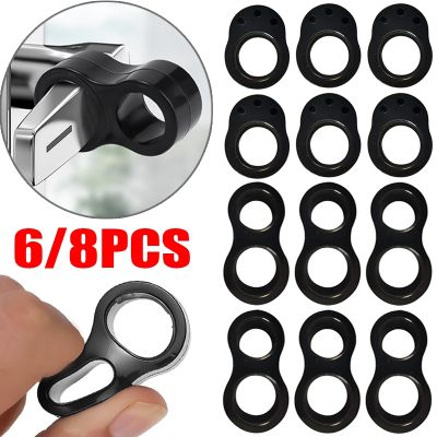 ►✖ 1/6/8Pcs Silicone Door Stops Anti-collision Ring Doors Handle Buffer Baby Safety Shockproof Pad Protective Walls Home Supplies