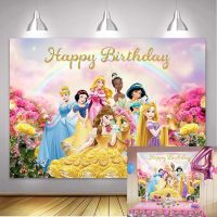 「 ANN Hardware 」ฉากหลังเจ้าหญิงสำหรับสาวน้อยอุปกรณ์ตกแต่งงานเลี้ยงวันเกิด MulticolorDreamy Birthday Photography Background