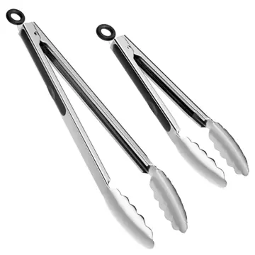 NEW OXO Good Grips Locking Tongs with Nylon Heads 30.5cm