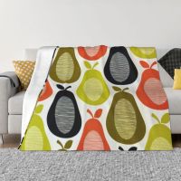 Ready Stock Blanket Warm Fleece Soft Flannel Flowers Mid Century Modern Throw Blankets Bed Couch Office Spring Autumn Orla Kiely Multi Stem