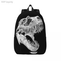 ☼¤☊Mochila Com Crânio Do T-Rex Para Menino E Menina Mochila Escolar Dinossauro Dino Jurássica Jardim De Infância Viagem Primária