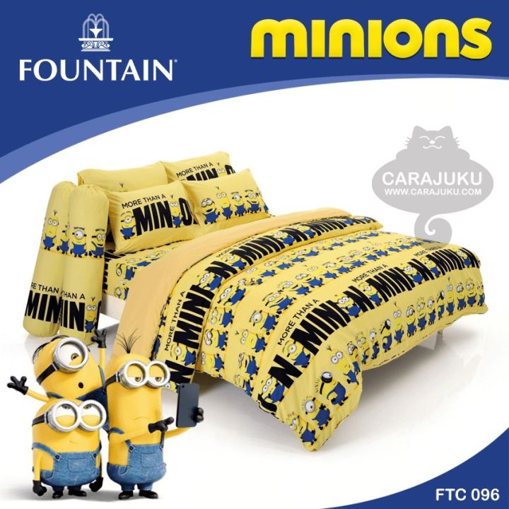 fountain-ชุดผ้าปูที่นอน-ผ้านวม-3-5ฟุต-5ฟุต-6ฟุต-มินเนียน-minions-เลือกสินค้าที่ตัวเลือก-total-ฟาวเท่น-ผ้าปู-ผ้าปูที่นอน-ผ้าปูเตียง-minion