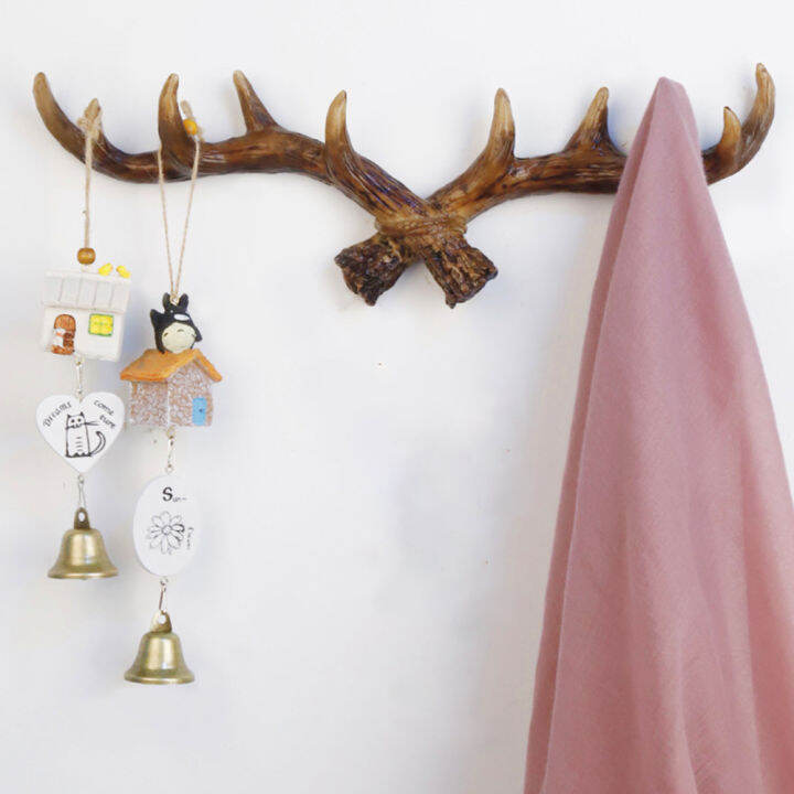 vintage-resin-antler-key-hookholder-wall-mounted-cap-coat-hangerrack-home-decorative-animal-deer-horn-wall-hook-for-hanging