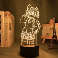 Rikka Takanashi Led Night for Bedroom Decor Nightlight Birthday 3d Lamp Chunibyo Other Delusions