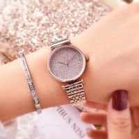 Watch Ladies Net Red New Genuine Fashion Watch Starry Sky Face Fashion Trend Waterproof Steel Band Bracelet Watch 〖WYUE〗