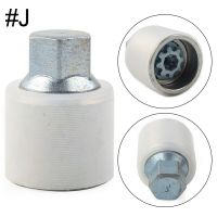 Car Tire Locking Wheel Anti-Theft Screw Lug Nut Bolt Removal Key Socket “J" ForAudi A3-A6 Tires Security Screws Car Accessories Nails  Screws Fastener