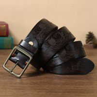 Mens belts Luxury Retro Hand Carving Super Men Genuine Leather Belt Ceinture Designer ss Belt Buckle Male Belt For Jeans