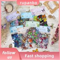 สติกเกอร์สัตว์เลี้ยง RUPANBO039392692 320ชิ้นสติกเกอร์โฮโลแกรมสติกเกอร์ตกแต่งสติกเกอร์ผีเสื้อหลากสี DIY