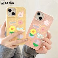 AKABEILA เคสโทรศัพท์ดอกทานตะวันน่ารักสำหรับ IPhone 11 13 12 14 Pro Max XR X XS Max 6 7 8 Plus ใหญ่กล้องที่คลุมหลุมซิลิโคนนิ่มเคสโทรศัพท์แฟชั่นกันกระแทก