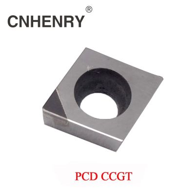 เม็ดมีดกลึง PCD 2 ชิ้น CCGT040102 CCGT060201/02/04/08 CNC PCD Diamond Inserts Carbide Milling Inserts CNC Inserts