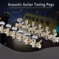 【LZ】✽☊  12 cordas guitarra tuning pegs 6L 6R metal machine heads acessórios para instrumentos acústicos