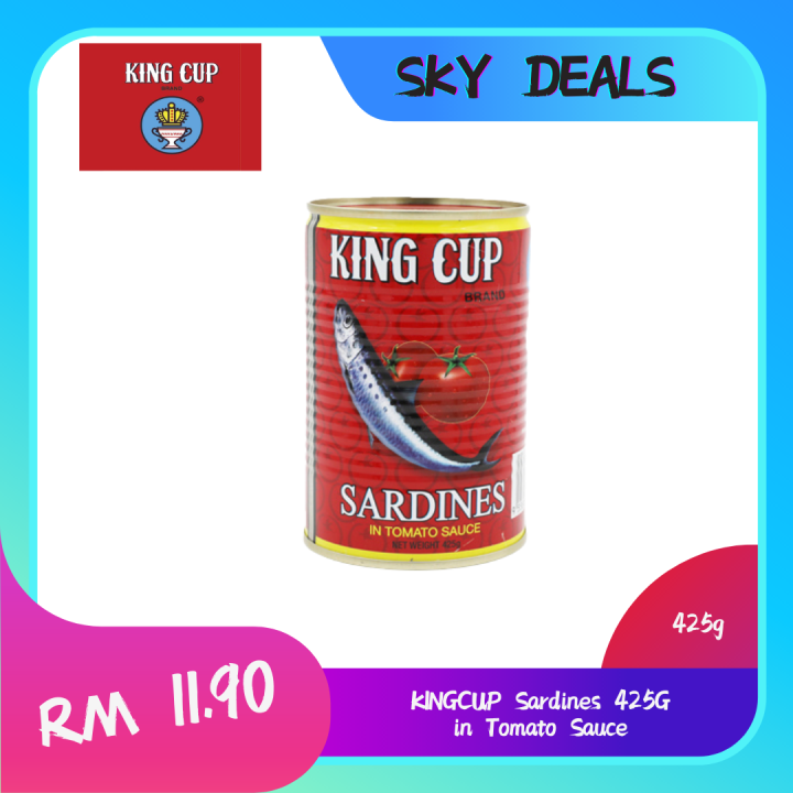 [Expired between 812 months] King Cup Sardines 425G in Tomato Sauce