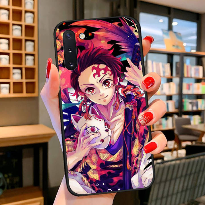 19gnn-cartoon-demon-slayer-อ่อนนุ่ม-high-quality-ซิลิโคน-tpu-phone-เคสโทรศัพท์-ปก-หรับ-samsung-galaxy-note-10-9-8-s7-s8-s9-s10-s10e-plus-lite