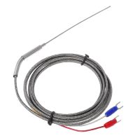 2m K Type Professional Thermocouple Stainless Steel 1.5mm Probe Temperature Controller Sensor