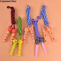 JULYHOT Kids Jump Ropes Wood Handle Sport Bodybuilding Fitness Lovely Cartoon Skipping Ropes Wood Handle