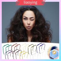 LIAOYING 2PCS พลาสติกสำหรับตกแต่ง ห่วงผมที่มองไม่เห็น อุปกรณ์เสริมหมวก เครื่องมือซ่อมทรงผม ห่วงม้วนผมหนา ของขวัญสำหรับเด็ก ผ้าโพกศีรษะ ที่คาดผม ผู้หญิงผู้ชาย