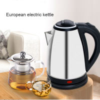 2L Electric Kettle Large Capacity Portable Stainless Steel Travel Water Boiler Car Truck Travel Coffee Heated Tea Pot