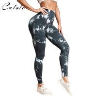 2023 New Tie Dye Push Up High Waist Leggings Stretch Athletic Women Sexy Pants Casual Seamless Gym Knitting Leggings Femme