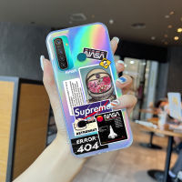 Serpens เคส Realme ลายการ์ตูน,เคสโทรศัพท์สลายเลเซอร์ลายการ์ตูน NASA Space บางเฉียบ TPU นุ่มขอบใสสีสันสดใสเคสกันกระแทกบัตรเลเซอร์ในตัวผ้าคลุม