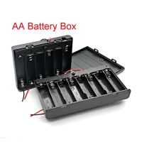 【DT】hot！ 6x 8x AA Battery Holder Storage Case Box with Switch Cover for 9V 12V AAA Batteries Standard Container