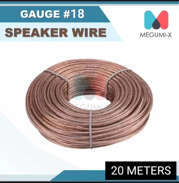 Speaker Wire Guage 18 (20 meters) Lazada PH