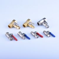 1/4" 1/2"BSP RO Water Filter Inlet Tee Type Ball Valve Stainless steel Brass Fitting Parts Male Female Thread Quick Connector Valves