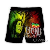 แฟชั่นใหม่ผู้หญิง / ผู้ชายพิมพ์ 3D BOB MARLEY ฤดูร้อนชายหาดกางเกงขาสั้นสตรีทแวร์ผู้ชายด่วนแห้ง Vacation กางเกงขาสั้นลำลอง J02 XS-5XL