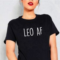 เสื้อยืดพิมพ์ลาย Leo Af สำหรับผู้หญิงเสื้อยืดฤดูร้อนแขนสั้นคุณภาพสูง2023แบรนด์เสื้อยืดแขนลำลองขาสั้นคอกลมแฟชั่นพิมพ์ลายเสื้อ100% คอกลมผ้าคอตตอนใหม่ฤดูร้อนเสื้อยืดคอกลมสุดฮาเสื้อยืดผู้ชายใช้ได้ทั้งชายและหญิง Xs-3xl สไตล์ป๊อป