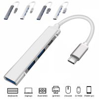 High Speed Transfer USB C HUB Type-C 3.1 Dock Station 4 Port USB 3.0 Splitter Expander OTG Adapter For Xiaomi Lenovo Laptop PC USB Hubs