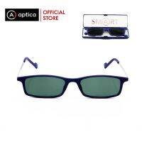 APTICA Smart Sun Gingo Blue แว่นกันแดดอ่านหนังสือ สีฟ้า บางเบา พร้อมกล่อง