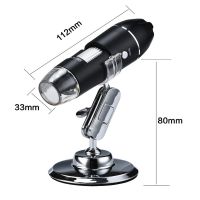 1000X Zoom HD 1080P USB Microscope Digital Magnifier Borescope Video Camera with 8LED Meet Various Industrial Needs