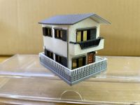 New N Scale TomyTec 2 Townhouse B2, dimensions L6W4H6    ใหม่ N Scale TomyTec 2 ทาวน์เฮาส์ B2 ขนาด L6W4H6