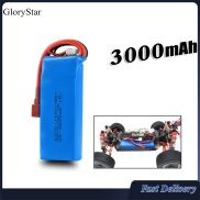 GloryStar 7.4V 3000mAh 25C Lipo Battery T Plug for WLtoys 1 14 144001 RC