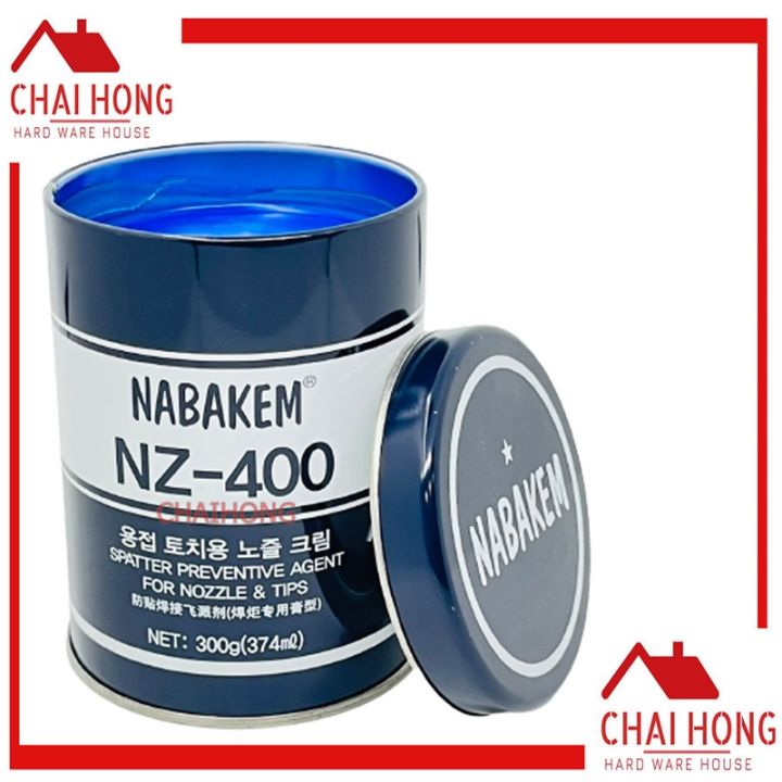 nabakem-เจลหล่อลื่นสำหรับหัวเชื่อม-nz-400-น้ำยาล้างหัวมิก-เจลจุ่มหัวเชื่อมมิก