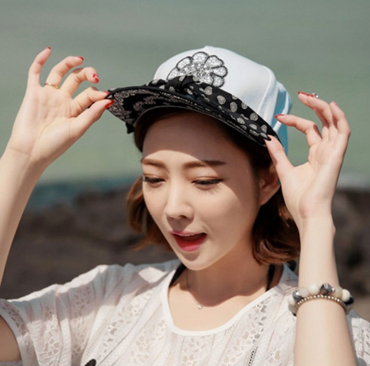 cap-flower-หมวกเบสบอล-hat-หมวกแฟชั่น-หมวกเกาหลี-ราคาถูก