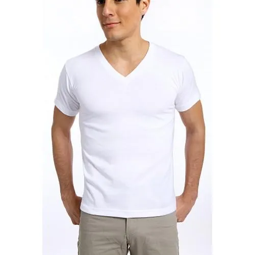V neck shirt white Clearance