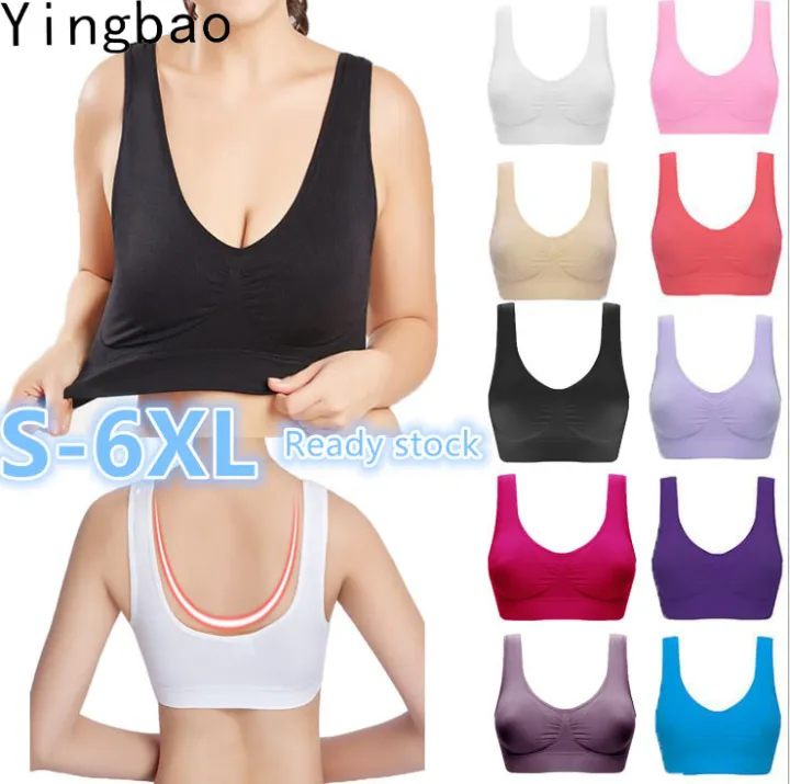 wireless bra with removable pads