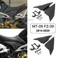 Carbon Fiber And Black Side Panels Cover Fai Cowling Plate Covers For Yamaha MT09 MT 09 FZ09 FZ 09 2014-2020 2019 2018 2017