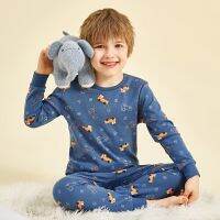 Child Boy Pajamas for 3-14 Years Winter Long Sleeved Pyjamas Suit Baby Girl Clothes Toddler Cotton Sleepwear Kids Sleep Pajamas