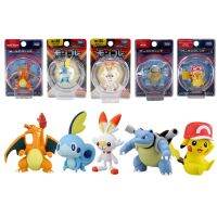 Takara Tomomy ของแท้ Pokemon Pocket Monster Moncolle Pvc ฟิกเกอร์อนิเมะของเล่นโมเดลสำหรับของสะสมสำหรับเด็กของขวัญวันเกิด