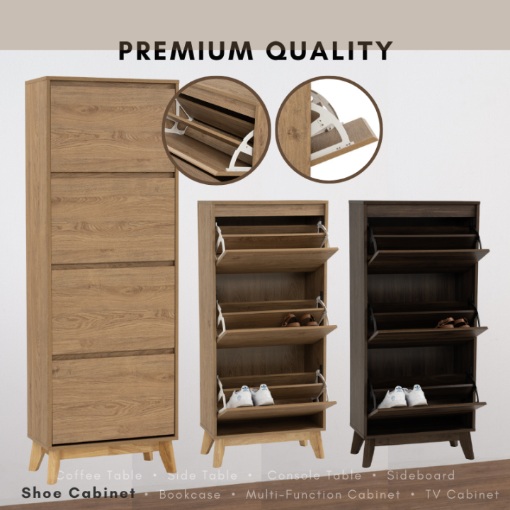 Alora Furniture - HIRADO Shoe Cabinet /Tall Shoe Cabinet / Foldable ...