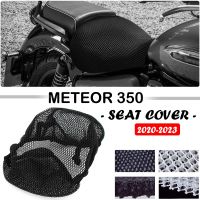 For Royal Enfield Meteor 350 2020-2023 3D Honeycomb Mesh Seat Cover Meteor350 Insulation Seat Cushion Motorcycle Seat Protect